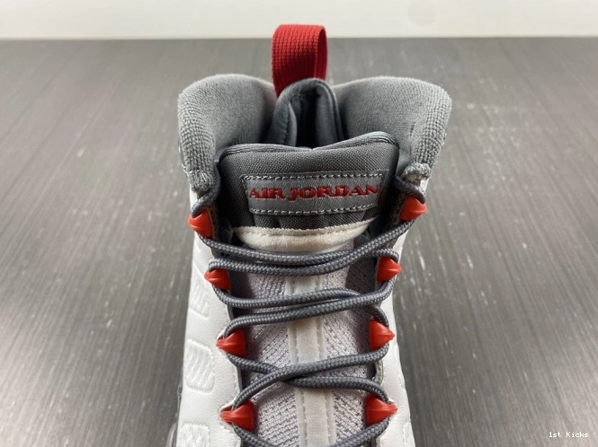 1st Kicks Shoes Red CT8019-162 Jordan 9 Air Fire 0730